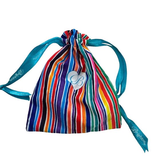 Brighton Colormix Reversible Necklace Pendant and Matching Link Bracelet NEW - Picture 10 of 10